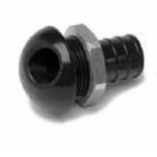 bilge aluminium 45deg fitting black [57-4023]