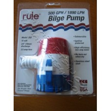 RULE Bilge Pump 500gph NEW [25D]